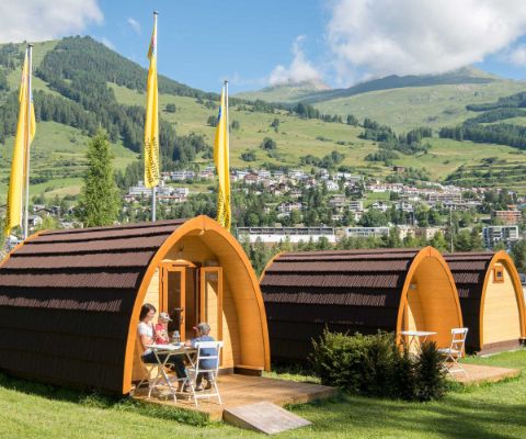 Glamping im TCS-Camping in Scuol