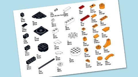 Riproduzione LEGO «Detersivo per piatti Handy» Materiale, Parte 1
