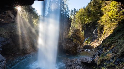 Der Bergistübler gilt als einer der schönsten Wasserfällen der Schweiz.