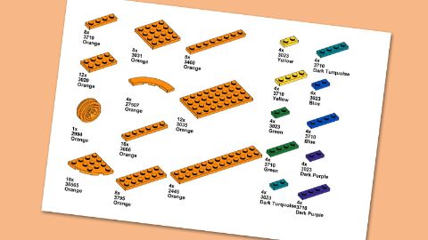 Riproduzione LEGO «Detersivo per piatti Handy» Materiale, Parte 2