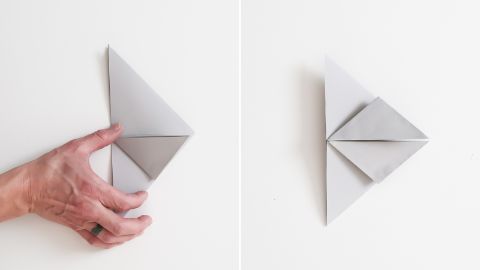 Origami Schmetterling Schritt 5