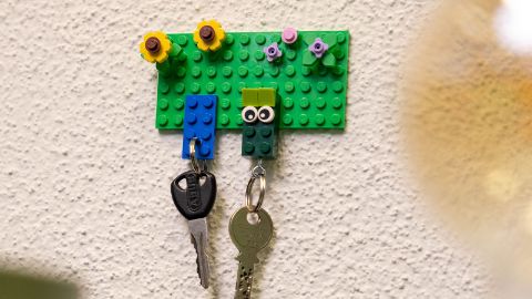 Schlüsselanhänger aus Lego