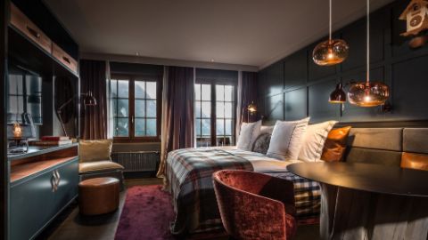 Vue d’une chambre d’hôtel Vue d’une chambre d’hôtel