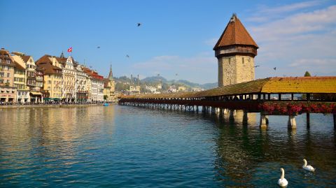Le pont de Lucerne