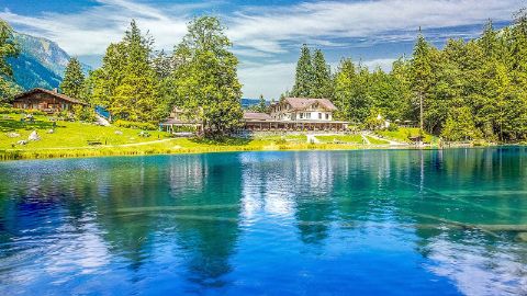 Le lac Bleu de la vallée de Kander