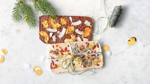 Chocolat à la casse croquant