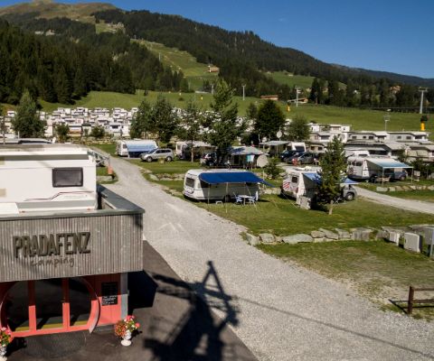 Der Campingplatz Pradafenz in Churwalden