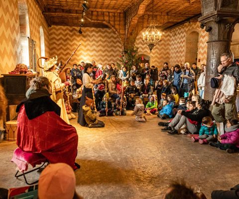 Evento di natale per famiglie nel castello Chillon