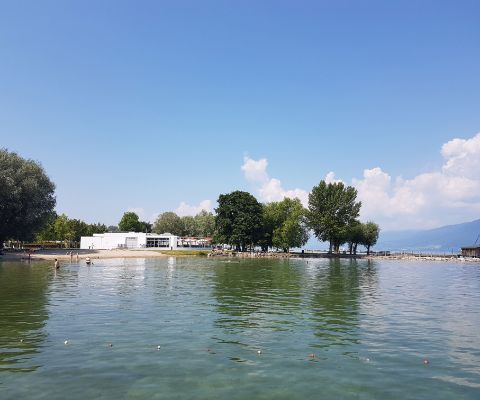Schönes Strandbad in Estavayer-le-lac
