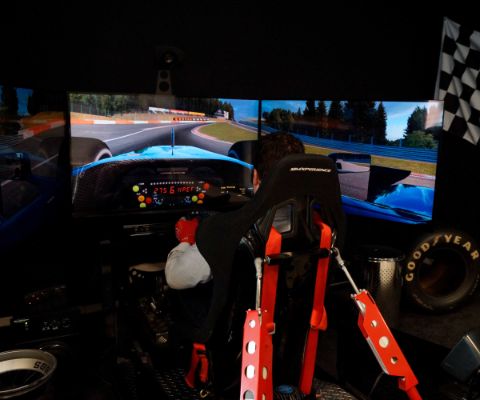 Guidare un'auto da corsa al Fly & Race Simulations di Zurigo