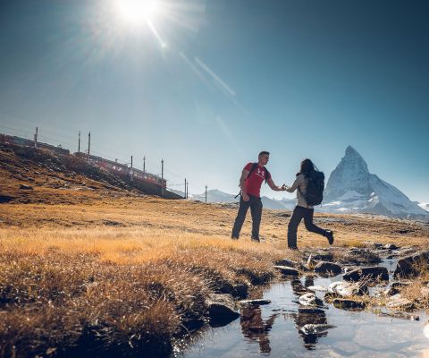 Wandern mit spektakulärer Aussicht: Gornergratbahn Zermatt