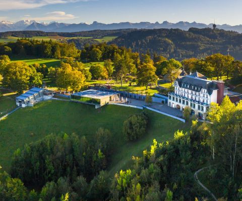 Vista sul «Parco Prato Verde del Gurten», la meta più apprezzata dalle famiglie di Berna