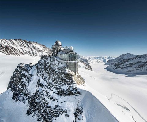 Sphinx-Observatorium und Forschungsstation auf dem Jungfraujoch