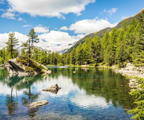 Wanderung zu einem schönsten Bergseen der Schweiz: Lagh da Saoseo