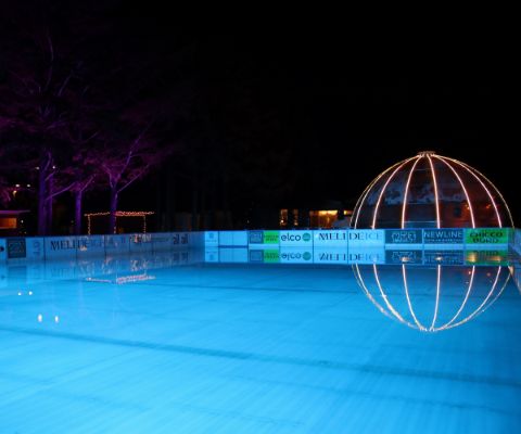 Melide Ice sous un éclairage romantique