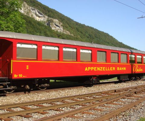 Brunch del 1° d'agosto nel vagone ristorante delle ferrovie appenzellesi