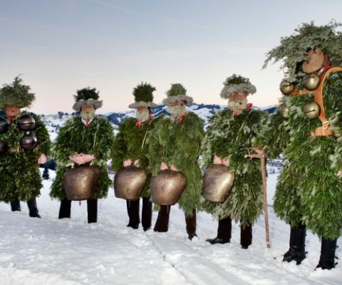 Durante il San Silvestro di Urnäsch c'è molto da scoprire