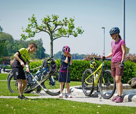 Une Autre Idee De Loisirs Le Velo Golf Autour Du Lac De Morat Famigros