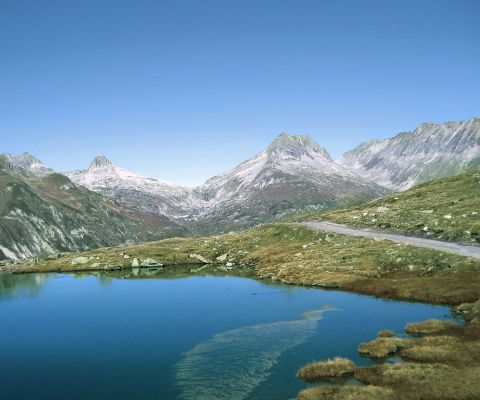 Vier Quellen Weg im Gotthardmassiv