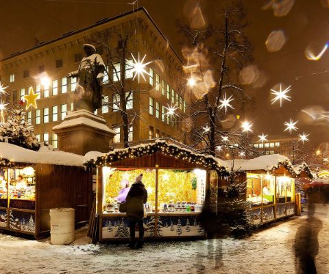 St. Gallen: Weihnachtsmarkt mit Sternenzauber