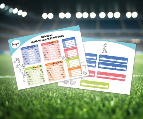 Frauen Fussball-EM-Spielplan 2025 