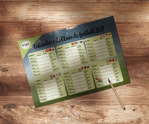 Calendrier De L Euro De Football 2021 A Telecharger Famigros