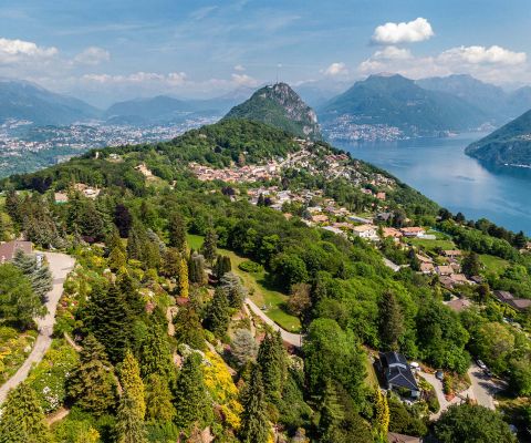 Panoramaansicht auf den Parco San Grato