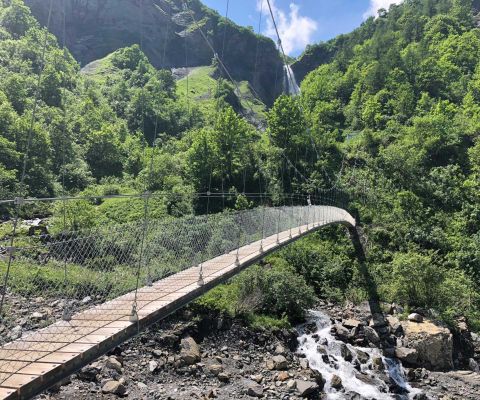 Randonnées sur des ponts suspendus en Suisse