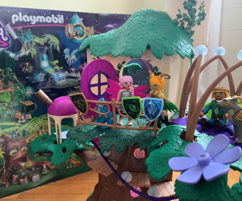 Fertig aufgebauter PLAYMOBIL Adventures of Ayuma Gemeinschaftsbaum