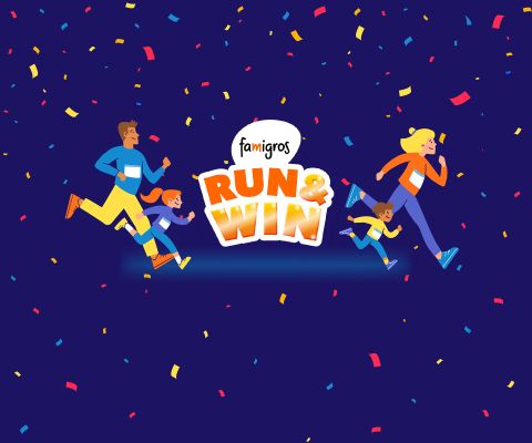 FAMIGROS RUN & WIN - Gemeinsam rennen und Preise abstauben