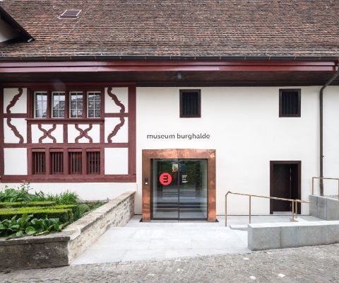 Aussenansicht des neu renovierten Museum Burghalde Lenzburg