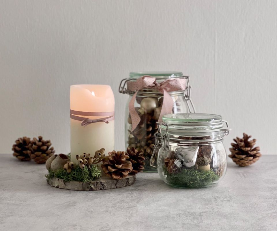 Weihnachtsdeko Selber Machen Naturmaterialien Für Draußen Weihnachtsdekoration aus Naturmaterialien selber basteln | Famigros