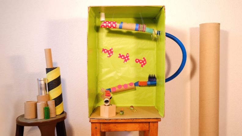 Château Féerique En Carton à Construire Et Colorier – Jeu Montessori Écolo Et Recyclable