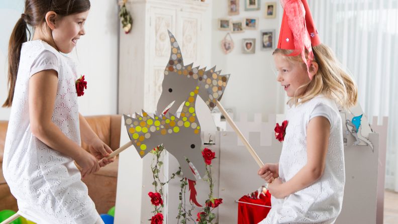 12 biglietti di invito per il compleanno dei bambini con buste abbinate