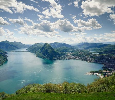 Vista panoramica del Lago di Lugano