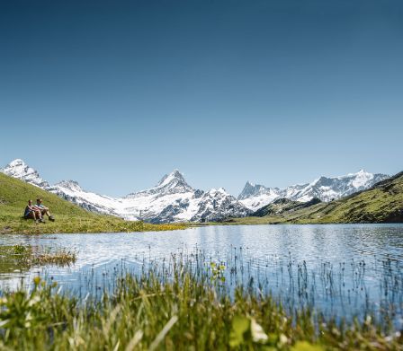 Randonnée au lac Bachalpsee au-dessus de Grindelwald
