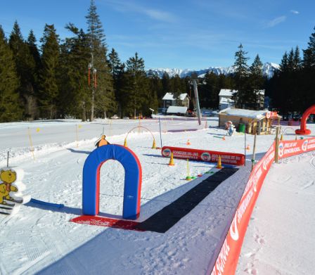 Area giochi sugli sci a Mörlialp presso Giswil