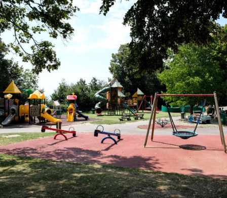 Area giochi nel parco divertimenti della Migros Parc Pré Vert 