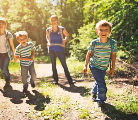Familienausflüge in der Natur