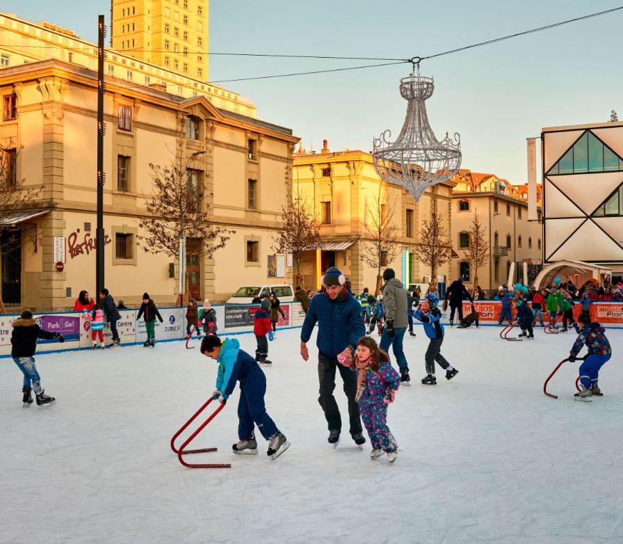 Natureisbahnen und besondere Eisbahnen der Schweiz Famigros