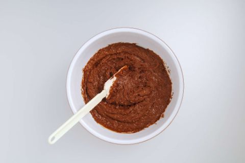 Teig zubereiten 1.Schüssel Schokoladenteig-1
