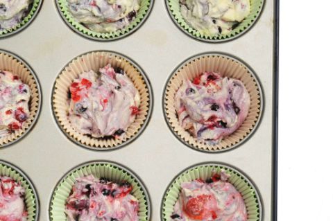 Cottura dei muffin Dino-Muffins Step 02