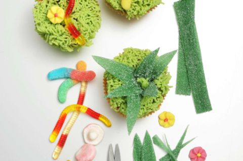 I muffin si trasformano in piante Dino-Muffins Step 05