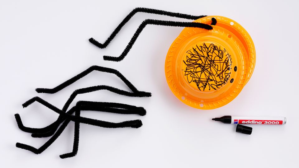 Halloween Spinne 75cm - Gruselige Vogelspinne Aus Plüsch Für Partydeko