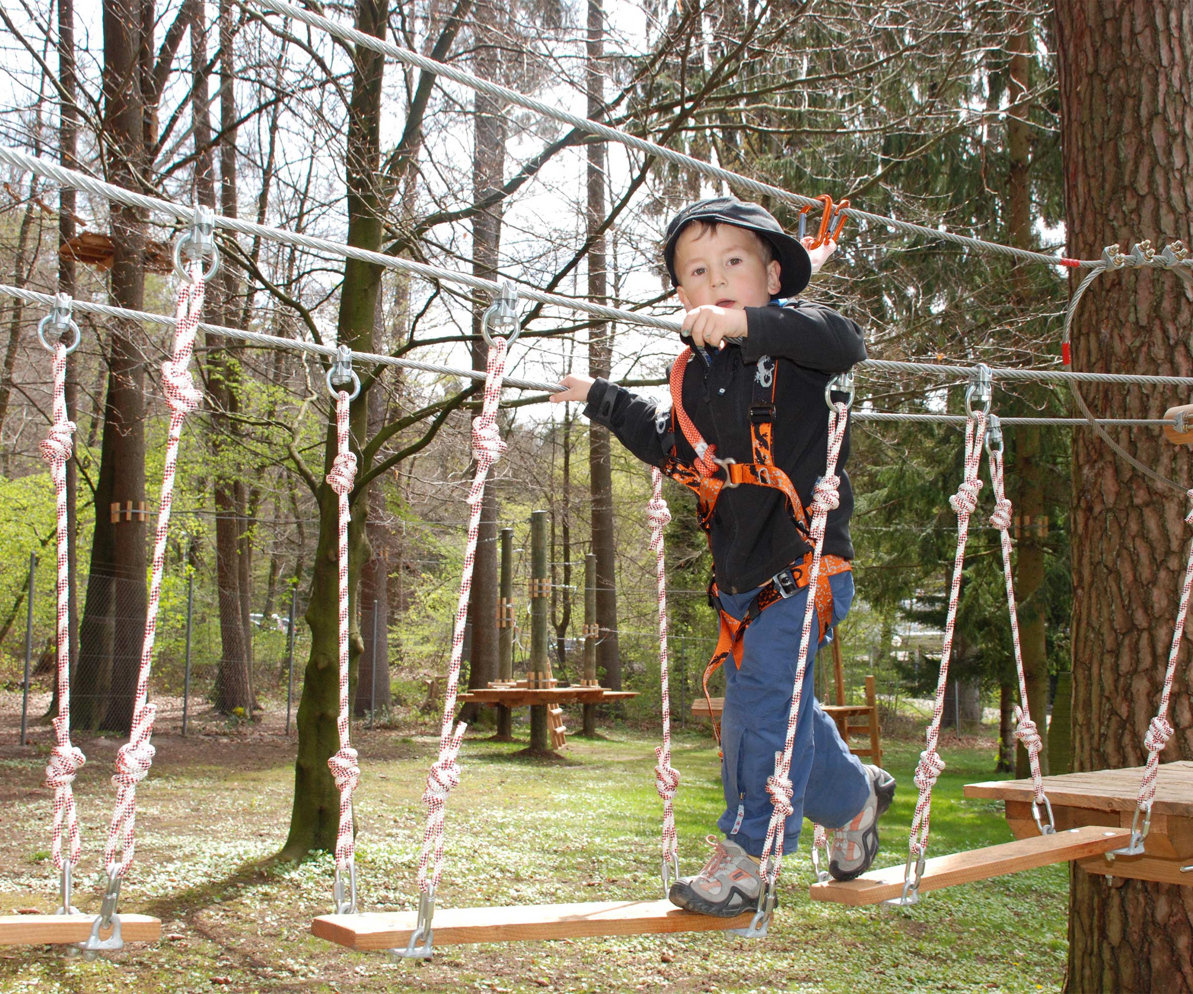 Kletterspass für die ganze Familie im Seilpark Zürich in Kloten | Famigros